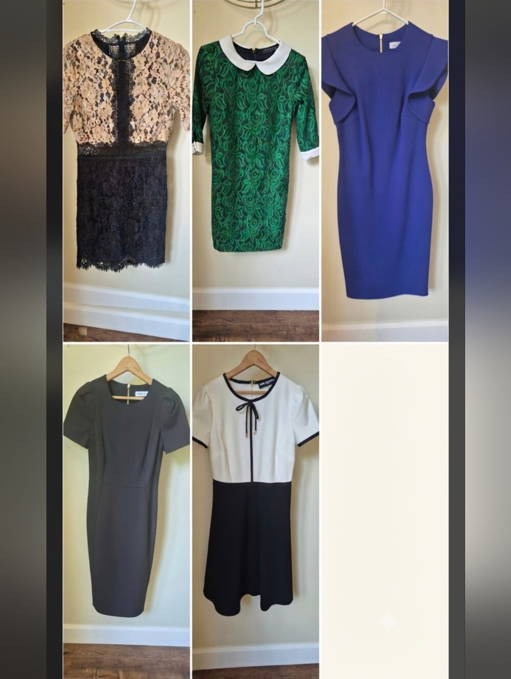 DRESS BUNDLE - CAPSULE - WORK WEAR AND COCKTAIL READY - SIZE 4 - CHIC AND PREPPY